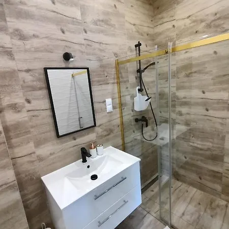 公寓 Fiona4 Centrum700m Parking Bezplatny Monitorowany Salon Z Sypialnia Tv Lazienka Kuchnia Rekuperacja